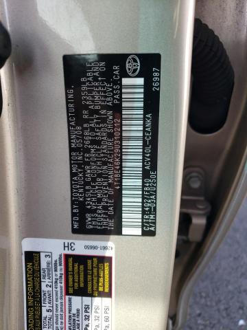 Photo 11 VIN: 4T1BE46K29U310212 - TOYOTA CAMRY 