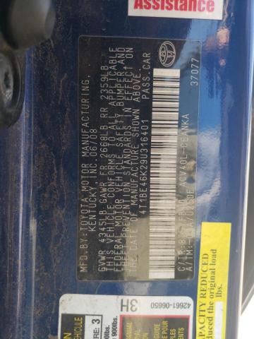 Photo 11 VIN: 4T1BE46K29U316401 - TOYOTA CAMRY 