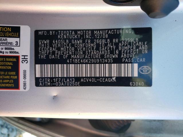 Photo 11 VIN: 4T1BE46K29U913435 - TOYOTA CAMRY 