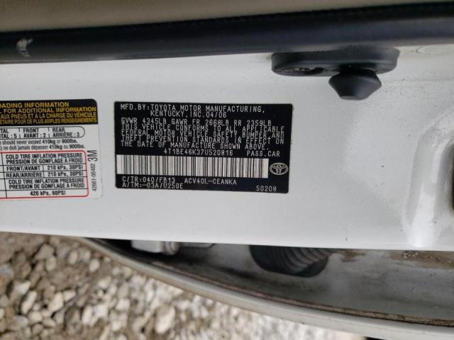 Photo 9 VIN: 4T1BE46K37U520816 - TOYOTA CAMRY CE 