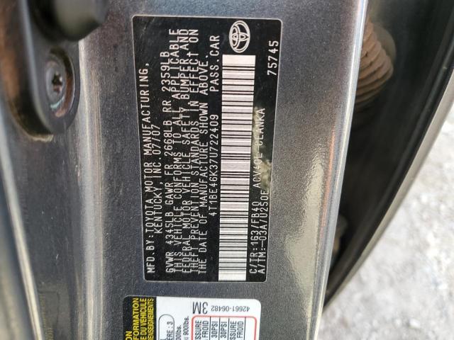 Photo 11 VIN: 4T1BE46K37U722409 - TOYOTA CAMRY 