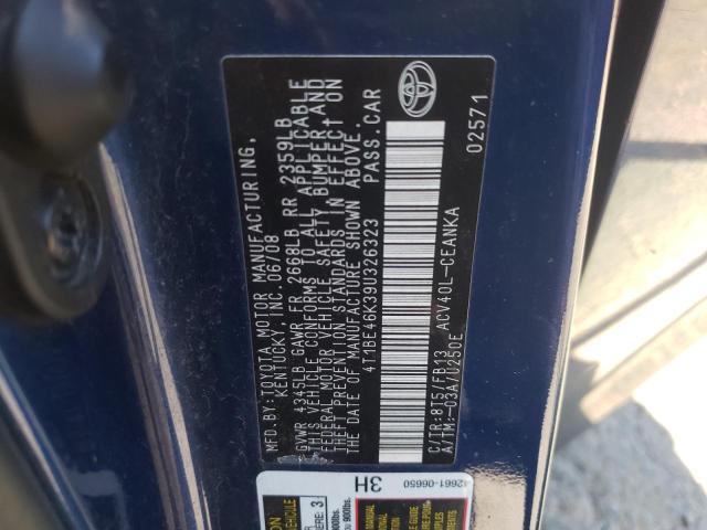 Photo 12 VIN: 4T1BE46K39U326323 - TOYOTA CAMRY BASE 