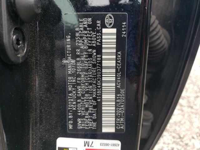 Photo 11 VIN: 4T1BE46K39U377188 - TOYOTA CAMRY 