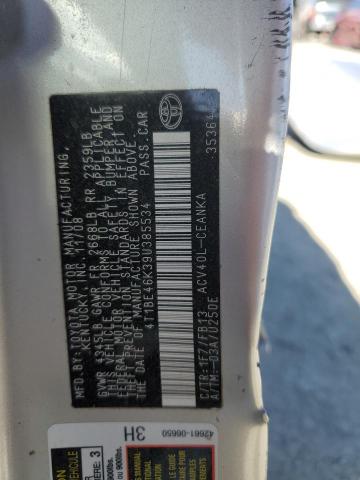 Photo 11 VIN: 4T1BE46K39U385534 - TOYOTA CAMRY BASE 