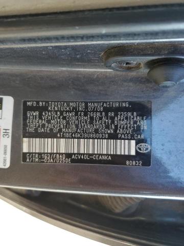 Photo 11 VIN: 4T1BE46K39U860938 - TOYOTA CAMRY BASE 