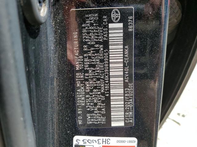 Photo 11 VIN: 4T1BE46K39U899061 - TOYOTA CAMRY 