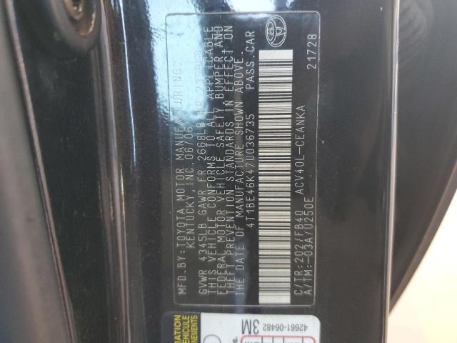 Photo 11 VIN: 4T1BE46K47U036735 - TOYOTA CAMRY CE 