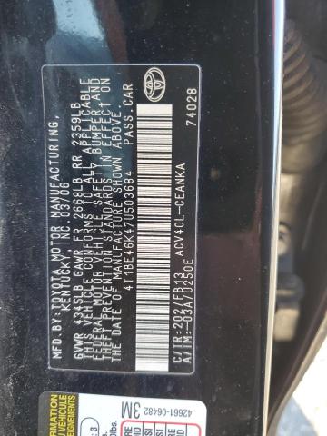 Photo 11 VIN: 4T1BE46K47U503684 - TOYOTA CAMRY CE 