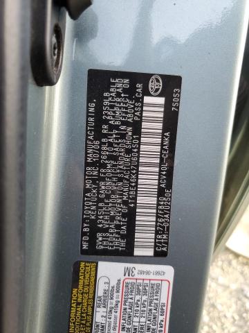 Photo 11 VIN: 4T1BE46K47U604501 - TOYOTA CAMRY CE 