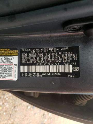 Photo 12 VIN: 4T1BE46K47U604773 - TOYOTA CAMRY CE 