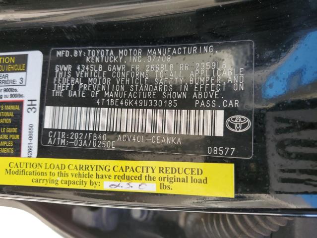 Photo 11 VIN: 4T1BE46K49U330185 - TOYOTA CAMRY 