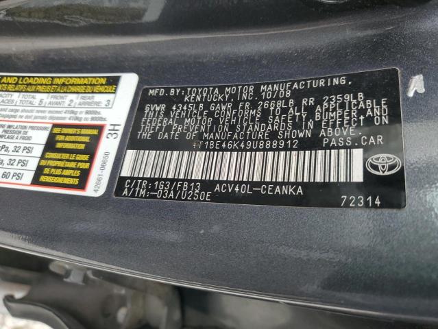 Photo 11 VIN: 4T1BE46K49U888912 - TOYOTA CAMRY 