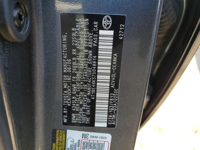 Photo 11 VIN: 4T1BE46K57U048814 - TOYOTA CAMRY 