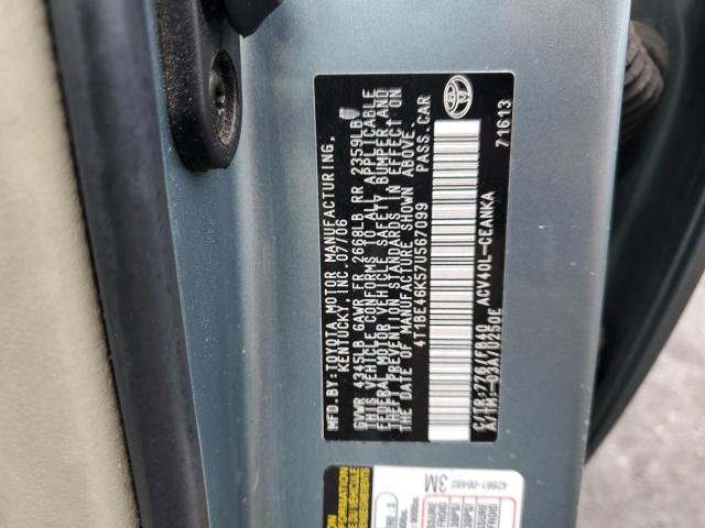 Photo 11 VIN: 4T1BE46K57U567099 - TOYOTA CAMRY CE 