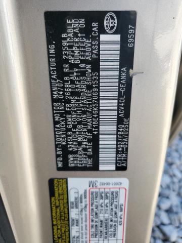 Photo 11 VIN: 4T1BE46K57U691535 - TOYOTA CAMRY CE 