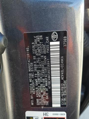 Photo 11 VIN: 4T1BE46K58U256841 - TOYOTA CAMRY 