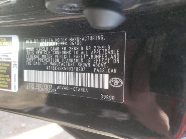 Photo 11 VIN: 4T1BE46K59U318207 - TOYOTA CAMRY BASE 