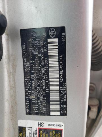 Photo 11 VIN: 4T1BE46K59U367391 - TOYOTA CAMRY BASE 