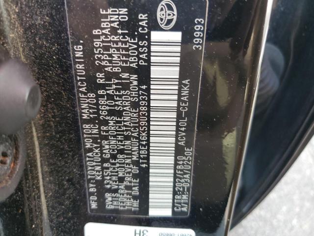 Photo 11 VIN: 4T1BE46K59U389374 - TOYOTA CAMRY BASE 