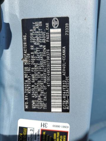 Photo 11 VIN: 4T1BE46K59U798376 - TOYOTA CAMRY BASE 