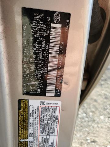 Photo 11 VIN: 4T1BE46K67U524665 - TOYOTA CAMRY CE 