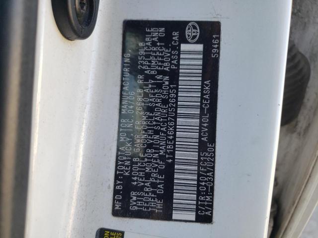 Photo 11 VIN: 4T1BE46K67U526951 - TOYOTA CAMRY 