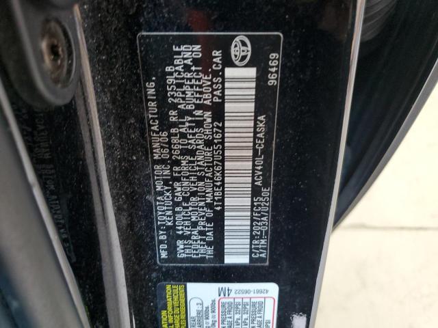 Photo 11 VIN: 4T1BE46K67U551672 - TOYOTA CAMRY CE 