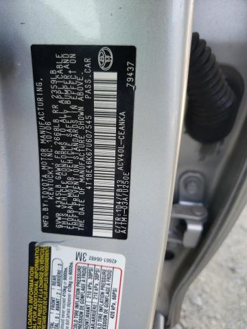 Photo 11 VIN: 4T1BE46K67U607545 - TOYOTA CAMRY CE 