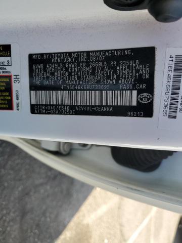 Photo 11 VIN: 4T1BE46K68U733695 - TOYOTA CAMRY CE 