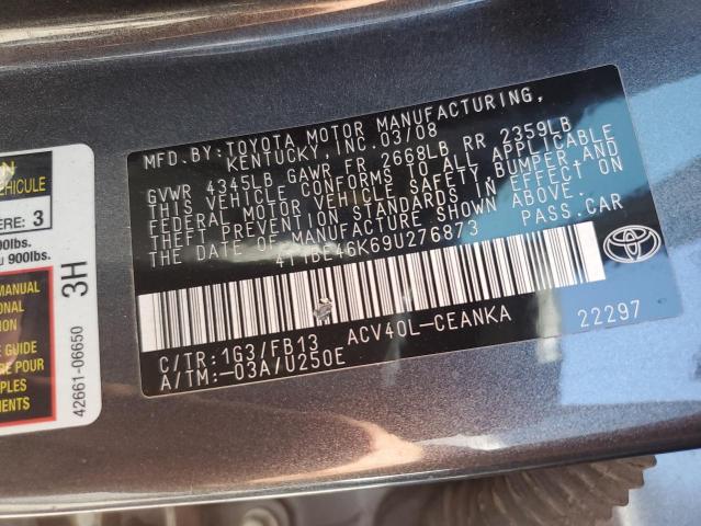 Photo 11 VIN: 4T1BE46K69U276873 - TOYOTA CAMRY LE A 