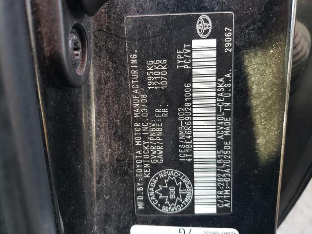 Photo 11 VIN: 4T1BE46K69U281006 - TOYOTA CAMRY BASE 