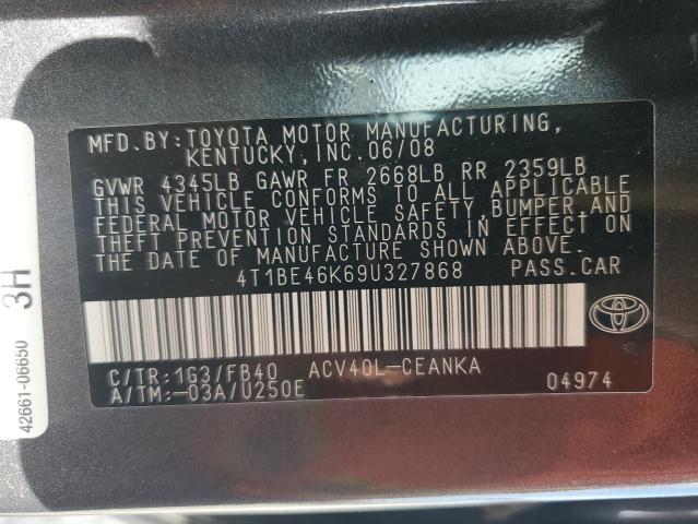 Photo 11 VIN: 4T1BE46K69U327868 - TOYOTA CAMRY BASE 