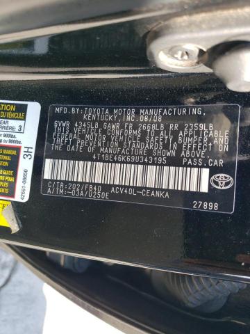 Photo 11 VIN: 4T1BE46K69U343195 - TOYOTA CAMRY BASE 