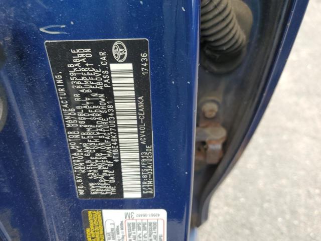 Photo 11 VIN: 4T1BE46K77U034381 - TOYOTA CAMRY CE 