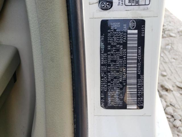 Photo 11 VIN: 4T1BE46K77U544326 - TOYOTA CAMRY CE 