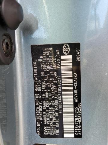 Photo 11 VIN: 4T1BE46K77U548232 - TOYOTA CAMRY CE 