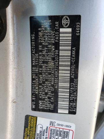 Photo 11 VIN: 4T1BE46K77U630798 - TOYOTA CAMRY 