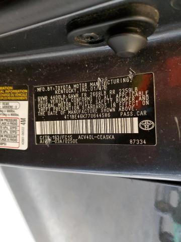 Photo 12 VIN: 4T1BE46K77U644586 - TOYOTA CAMRY 