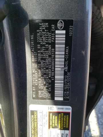 Photo 11 VIN: 4T1BE46K88U216138 - TOYOTA CAMRY 