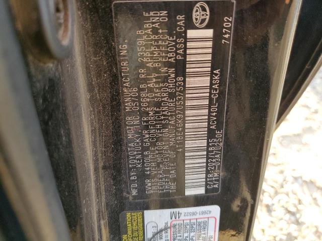 Photo 11 VIN: 4T1BE46K97U537538 - TOYOTA CAMRY CE 