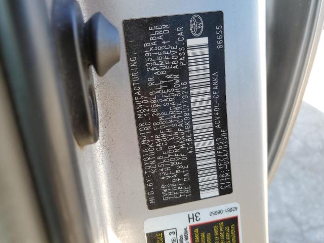 Photo 11 VIN: 4T1BE46K98U779246 - TOYOTA CAMRY 