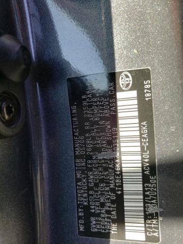 Photo 11 VIN: 4T1BE46KX7U035119 - TOYOTA CAMRY CE 