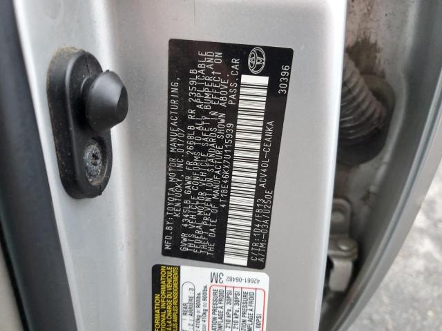 Photo 11 VIN: 4T1BE46KX7U115939 - TOYOTA CAMRY 