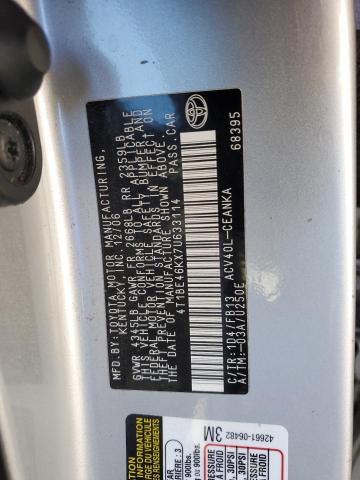 Photo 11 VIN: 4T1BE46KX7U633114 - TOYOTA CAMRY CE 