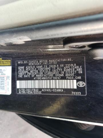 Photo 12 VIN: 4T1BE46KX7U719247 - TOYOTA CAMRY CE 