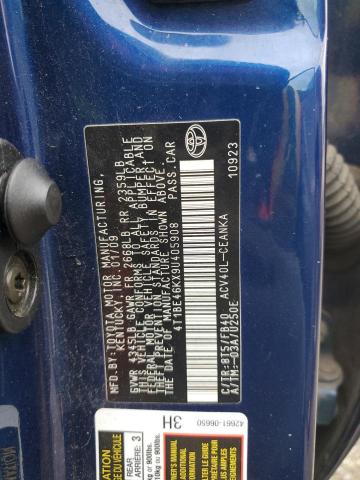 Photo 12 VIN: 4T1BE46KX9U405908 - TOYOTA CAMRY 