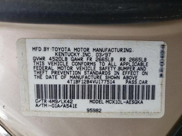 Photo 12 VIN: 4T1BF12B4VU177514 - TOYOTA AVALON 