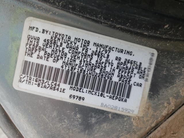 Photo 9 VIN: 4T1BF18B1WU228296 - TOYOTA AVALON 