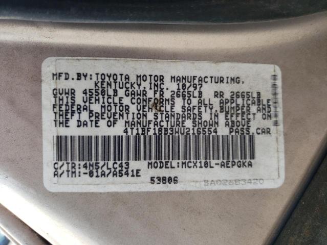 Photo 11 VIN: 4T1BF18B3WU216554 - TOYOTA AVALON XL 