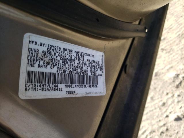 Photo 11 VIN: 4T1BF18B4WU267898 - TOYOTA AVALON 